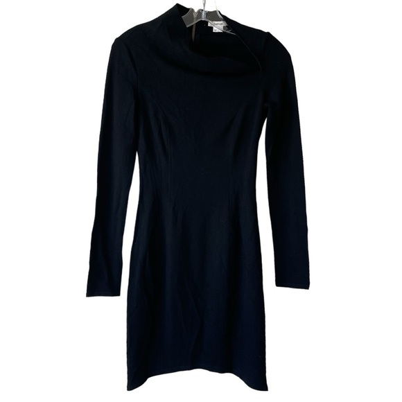 HELMUT LANG long sleeve black dress size 4 - Picture 1 of 11